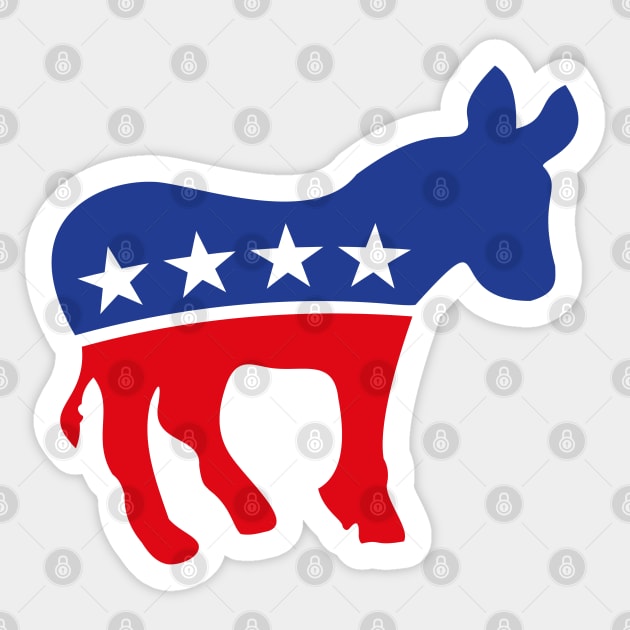 Democratic Donkey 2020 Sticker by Daily Design